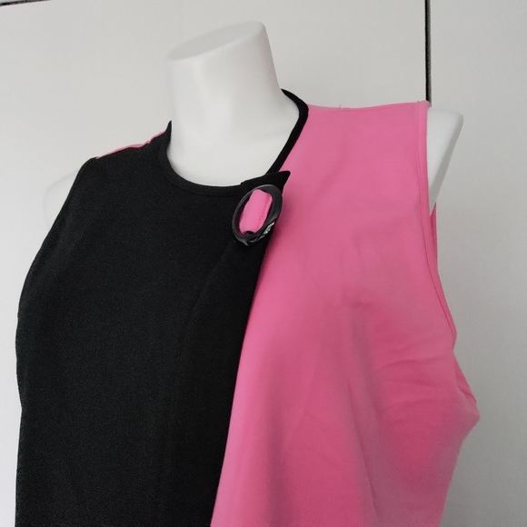 Asymmetrical Pink and Black Vest size XL - Picture 7 of 7